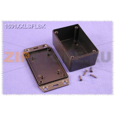 Корпус 110x82x44 мм, материал: пластик, черный, 1 шт Hammond 1591XXSSFLBK 