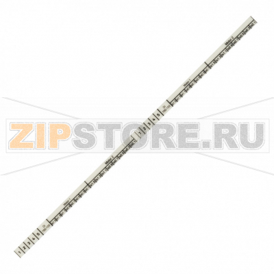 Маркировочные полоски; в рулоне; шириной 7,5 мм; not stretchable; без печати; с креплением на защелке; полупрозрачный Wago 709-177 