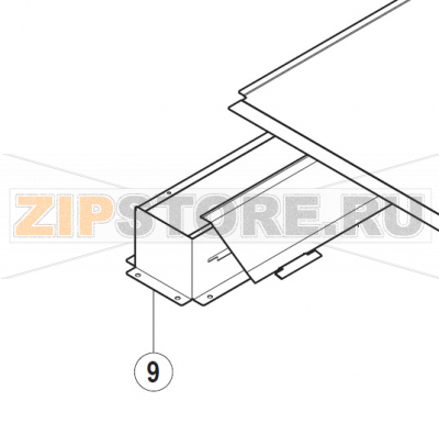 Ventilation duct Hobart UXT-10A                                           Ventilation duct Hobart UXT-10AЗапчасть на сборочном чертеже под номером: 9Название запчасти на немецком языке языке:&nbsp;Ventilation duct Hobart UXT-10A
