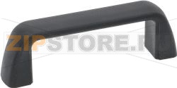 HANDLE PLASTIC 133 mm BLACK 