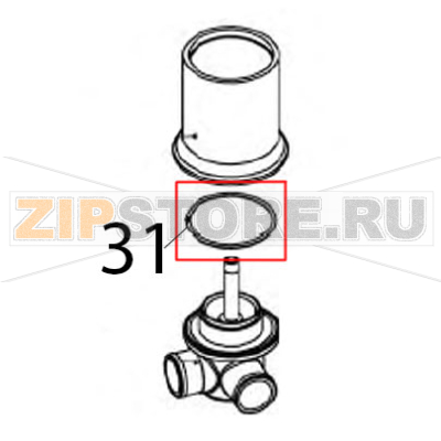 Guarnizione or gruppo plast, Ø: 060, 2.62, NBR70 Vortmax DDM 660 Guarnizione or gruppo plast, Ø: 060, 2.62, NBR70 Vortmax DDM 660Запчасть на деталировке под номером: 31