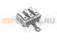 Lighting connector; push-button, external; for Linect®; with screw-type ground contact; 3-pole; Cod. A; Lighting side: for solid conductors; Inst. side: for all conductor types; max. 2.5 mm; Surrounding air temperature: max 85°C (T85); 2,50 mm; white Wa