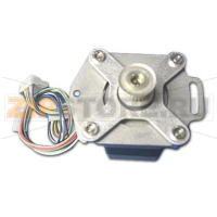 Kit, card transport motor with pulley Zebra P640i