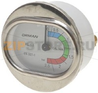 МАНОМЕТР БОЙЛЕРА Ø 63 ММ 0÷2.5 БАР