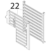 Pair of tray holders Angelo Po FC1011G