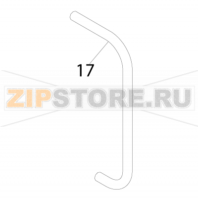 Black rubber pipe 17*10 Fagor AD-90 Black rubber pipe 17*10 Fagor AD-90Запчасть на деталировке под номером: 17Название запчасти Fagor на английском языке: Black rubber pipe 17*10 AD-90.