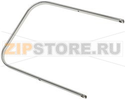 MANIGLIA CROMATA PIASTRA SINGOLA 