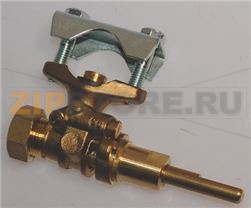 RUBINETTO GAS ATTACCO A BRIGLIA 