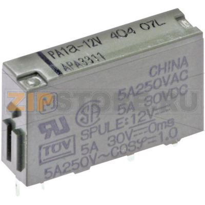 Реле электромагнитное 12 В/DC, 5 А, 1 шт Panasonic PA1A12 