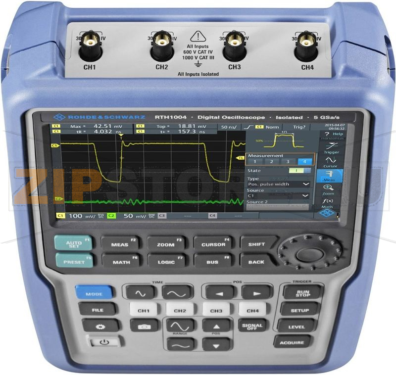 Осциллограф портативный 100 МГц, 500 KP, 10 бит Rohde & Schwarz RTH1014 