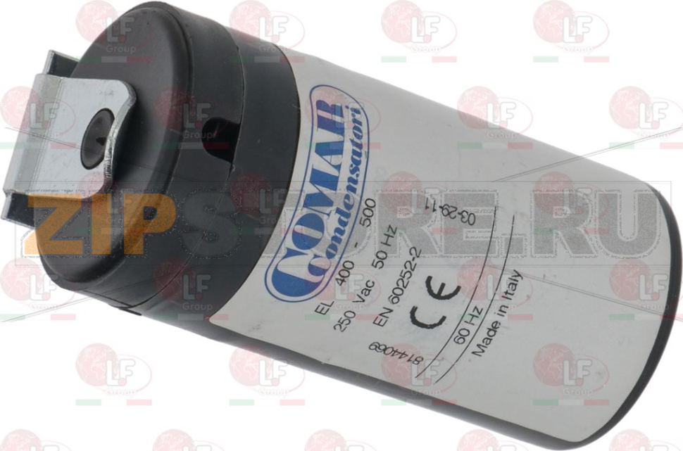 CONDENSATORE µF 400/500 250V 50/60Hz 