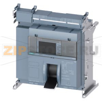 draw-out molded case circuit breaker w. handle without guide frame frame 1600; 4AUX and trip alarm switch S24; Icu "C" Icu=110kA @ 415V, 4-pole, left ETU650, LSI, In=800A display, meas., comm. function Ir=320...800A Isd=0.6...10xIn, Ii=1.5...15xIn N condu