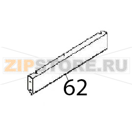 Top plate Angelo Po FM611E1 Top plate Angelo Po FM611E1Запчасть на деталировке под номером: 62