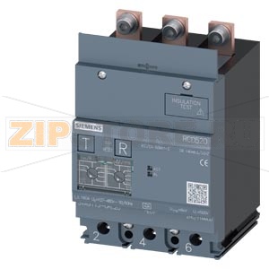 МОДУЛЬ УЗО RCD520 БАЗОВЫЙ ТИП УЗО ТИП A УСТАНОВКА СНИЗУ РЕГУЛИР. 0,03...5A ПРИ 50/60 ГЦ РЕГУЛИР. TV 0...1000МСЕК 3-ПОЛ. IN=160A UE=100-480В ПРИНАДЛЕЖНОСТЬ ДЛЯ 3VA1 Siemens 3VA9113-0RL20 