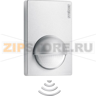 Датчик движения ИК, пассивный, потолочный, 180°, реле, серебристый, IP54 Steinel 603618 