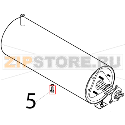 Screw Silanos E1000 Screw Silanos E1000Запчасть на деталировке под номером: 5