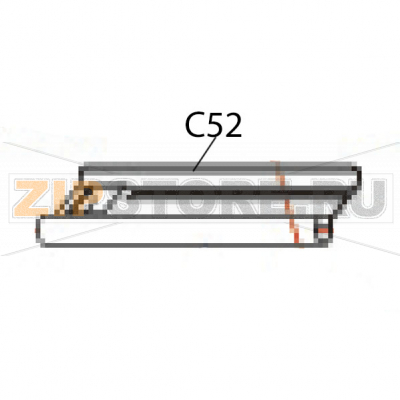 Label tension plate Godex EZ-2350i Label tension plate Godex EZ-2350iЗапчасть на деталировке под номером: C-52Название запчасти Godex на английском языке: Label tension plate EZ-2350i.