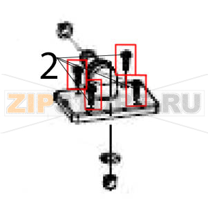 Screw Hurakan HKN-ME717 Screw Hurakan HKN-ME717Запчасть на деталировке под номером: 2