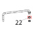 Anello tenuta Ø: 22, Ø: 16.2=1.5 CU Angelo Po BX61E