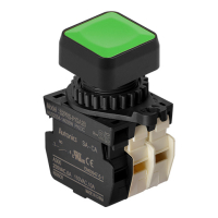 Выключатель кнопочный, Ø отверстия: 22/25 мм Autonics S2PRS-P1GA2BM
