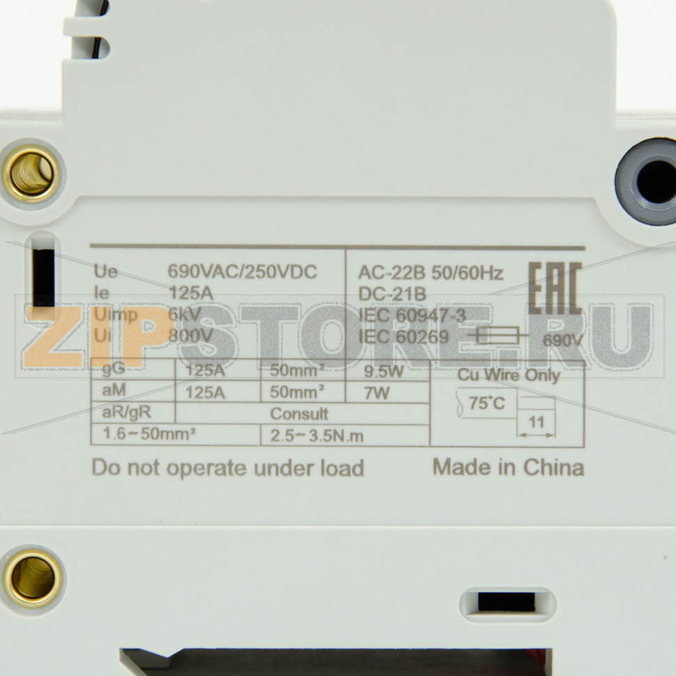 ПВР модульный 125 А, 3Р, 22x58 мм, LED Sinvel SV125-3S 