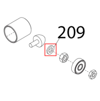 Rondella piana DIN125, D6 Sirman Mirra 300 Y09