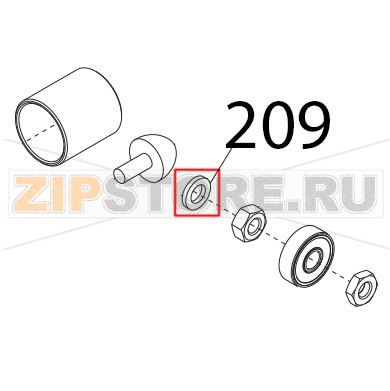 Rondella piana DIN125, D6 Sirman Mirra 300 Y09 Rondella piana DIN125, D6 Sirman Mirra 300 Y09Запчасть на деталировке под номером: 209