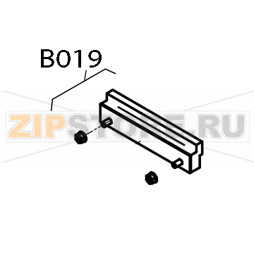 Support bar for disappearing door P3 with fixing accessories Convotherm OES 6.10 Support bar for disappearing door P3 with fixing accessories Convotherm OES 6.10Запчасть на деталировке под номером: B019