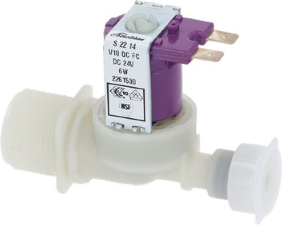 SOLENOID VALVE 1-WAY 24V 6W 