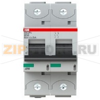 Выключатель автоматический двухполюсный, S802PV-SP40 ABB 2CCF019603R0001