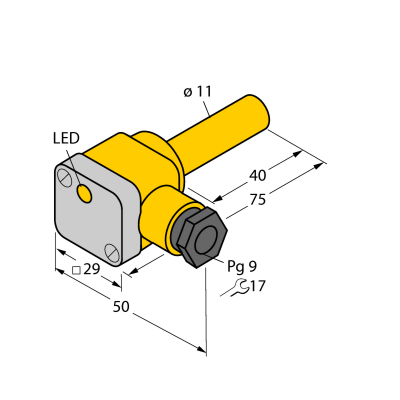 Датчик индуктивный Turck NI5-K11SK-AP6X 