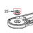 Washer fuber lower gear case KitchenAid 5K5SS