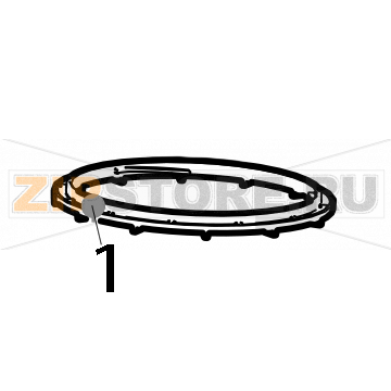 Tapa base Zumex Soul Series 2 Tapa base Zumex Soul Series 2Запчасть на деталировке под номером: 1