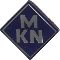 Label MKN-rue   20 mm  blue