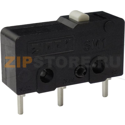 Микропереключатель 250 В/AC, 6 A, 1 x вкл/вкл, 1 шт Zippy SM1-N6S-00P0-Z 