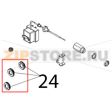 Grommet Ø: 13.5-25 Angelo Po FX61E2 Grommet Ø: 13.5-25 Angelo Po FX61E2Запчасть на деталировке под номером: 24