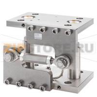 Compact mounting unit for load cells SIWAREX WL270 CP-S SA 0.5t ... 30t Installation ready pre-assemble and predefined assembly package with a locked head plate. Prepared for the mounting up to two guide elements. Including grounding cable. Material: Stai