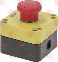 КРАСНАЯ КНОПКА ОСТАНОВКИ С ФИКСАТОРОМ