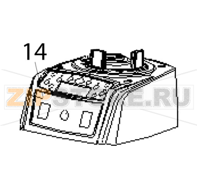 Upper body Hurakan HKN-HBH850 Upper body Hurakan HKN-HBH850Запчасть на деталировке под номером: 14