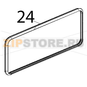 Guarnizione porta profilo 248 Unox XVC 104 Guarnizione porta profilo 248 Unox XVC 104Запчасть на деталировке под номером: 24