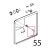 Sonda AL cuore stampata L=1320 Unox XVC 204