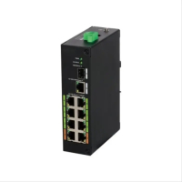 Коммутатор неуправляемый, 10 портов Dahua DH-LR2110-8ET-120