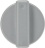 KNOB CANDY SILVER ø 35 mm