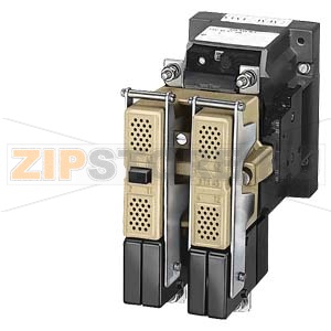 КОНТАКТОР, ТИПОРАЗМЕР 12, 2 -ПОЛ.  НОМ. РАБ. ТОК  400 A, БЛОК-КОНТАКТЫ 44 E (4NO+4NC) ALT. CURRENT ACTUATION 120 V AC 60 ГЦ/100 V AC 50 ГЦ Siemens 3TC5614-0BK1 