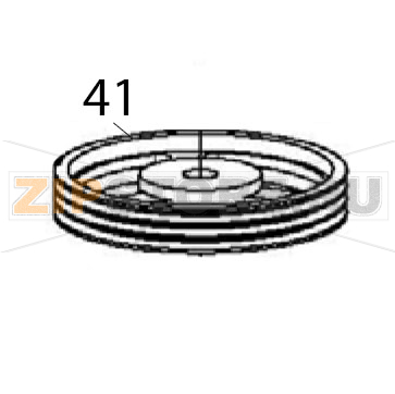 Pulley SPZ250 Z3 B.C. Escher PM 60-V Pulley SPZ250 Z3 B.C. Escher PM 60-VЗапчасть на деталировке под номером: 41