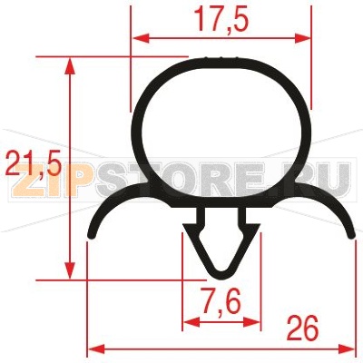 GUARNIZIONE AD INCASTRO 1600x680 mm 