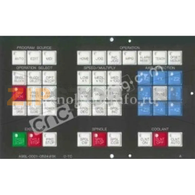 Клавиатура для станков с ЧПУ Fanuc A98L-0001-0524#BK 