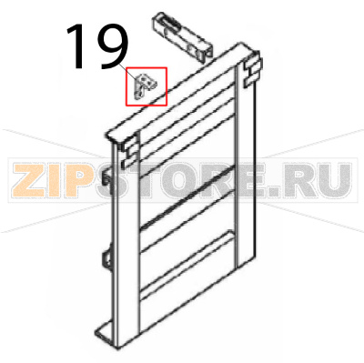 Central stanchion Angelo Po C165D Central stanchion Angelo Po C165DЗапчасть на деталировке под номером: 19