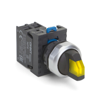 Переключатель 110-230 В, 2 положения, 1НЗ, IP65, желтый Chint NP8-01XD/215