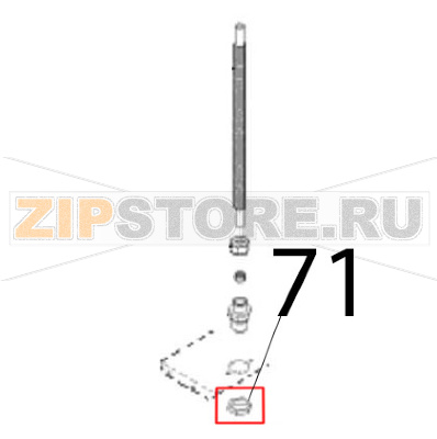 Lock nut 3/4&quot; Angelo Po 1G1BR1G Lock nut 3/4" Angelo Po 1G1BR1GЗапчасть на деталировке под номером: 71